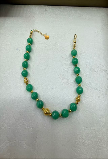 0401gz107-翡翠-滿綠手串（A107）