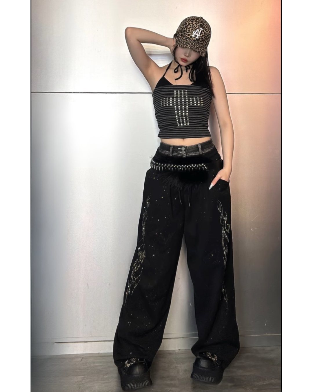 假兩件十字背心