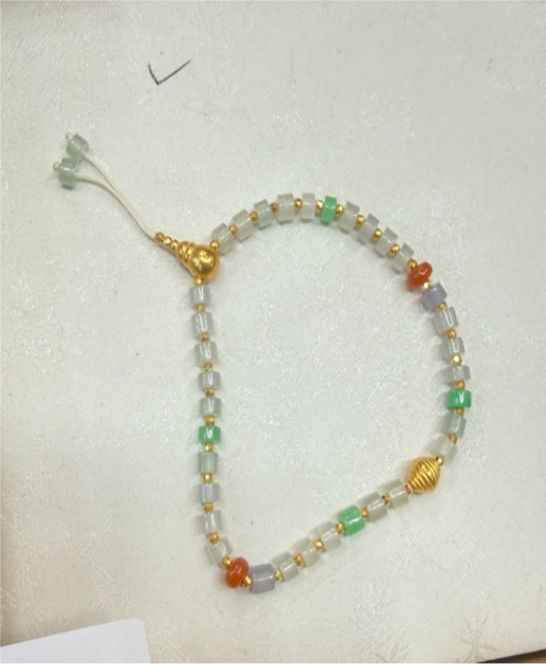 0401gz112-翡翠-翡翠直切手串（A112）