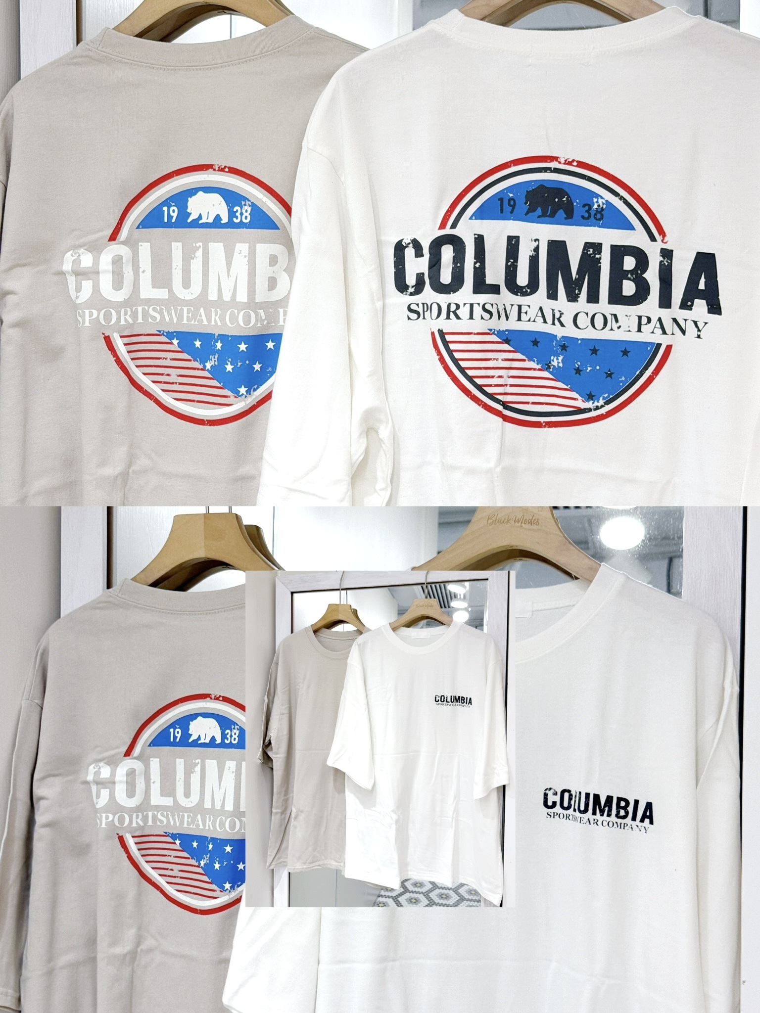 T0815｜復古歐美風COLUMBIA 1938 TEE