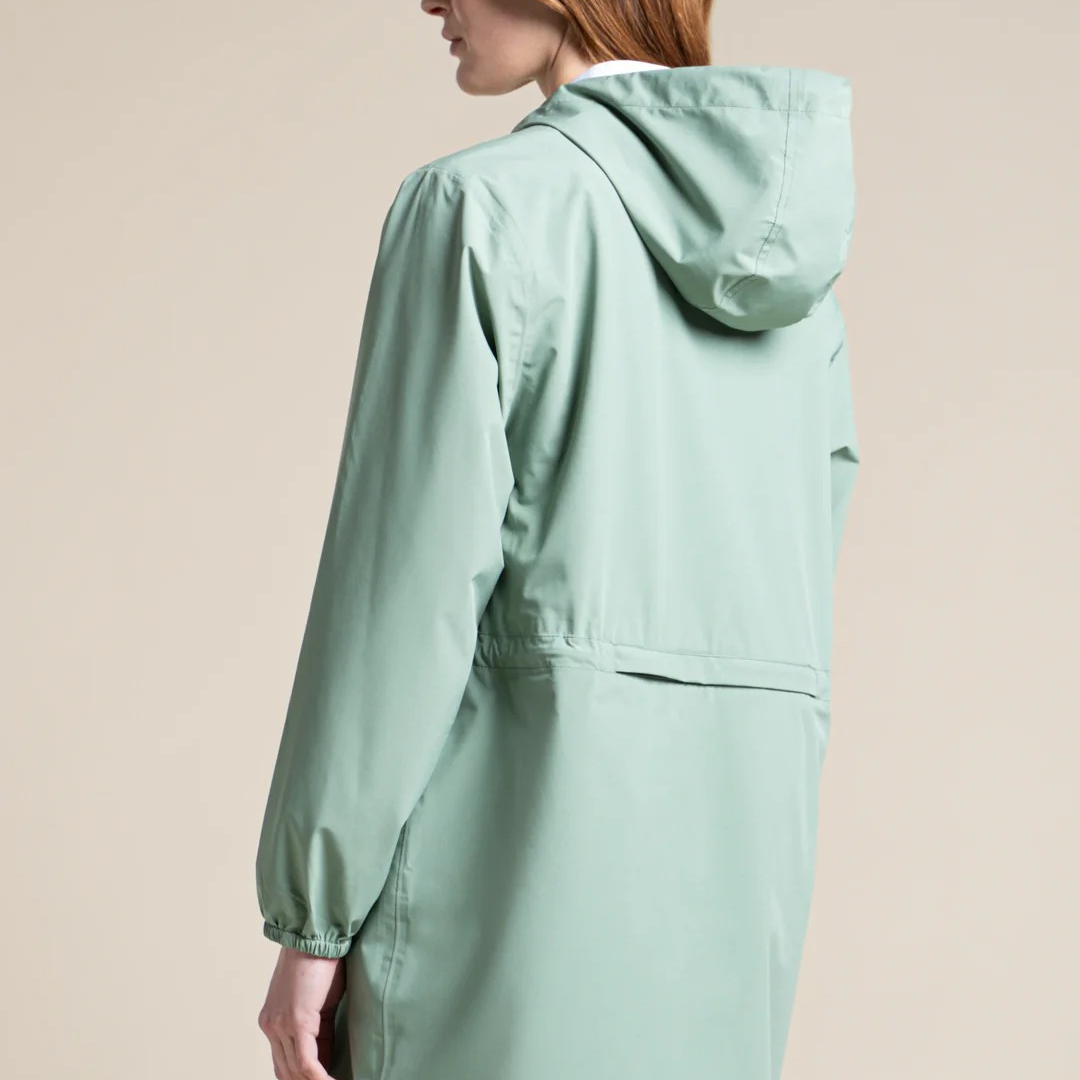 1FL0401-158 [FLOTTE] Amelot Couleur - Long Raincoat Very Sauge #20300 (EU)