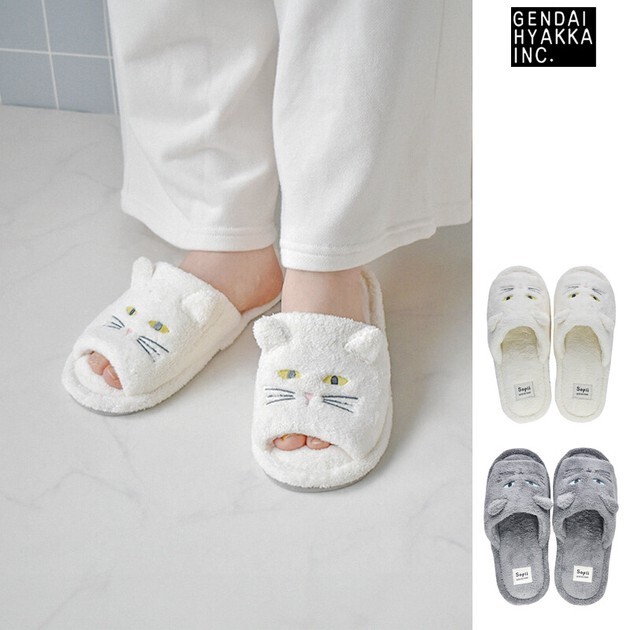 JP Sopii x 貓貓 1秒吸水柔軟毛巾料家居拖鞋 2790 2783 TK260401
