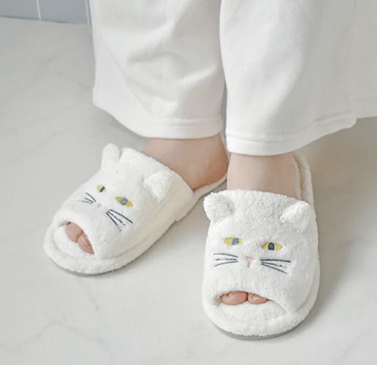 JP Sopii x 貓貓 1秒吸水柔軟毛巾料家居拖鞋 2790 2783 TK260401