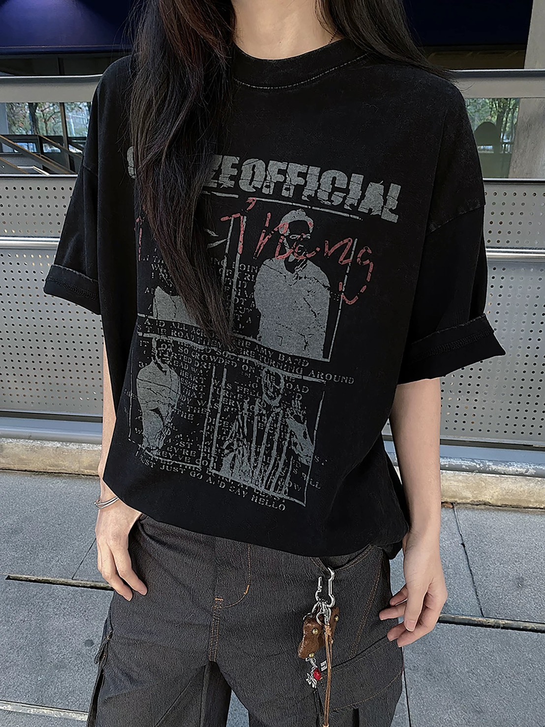 (GOAL)美式復古水洗短T H769