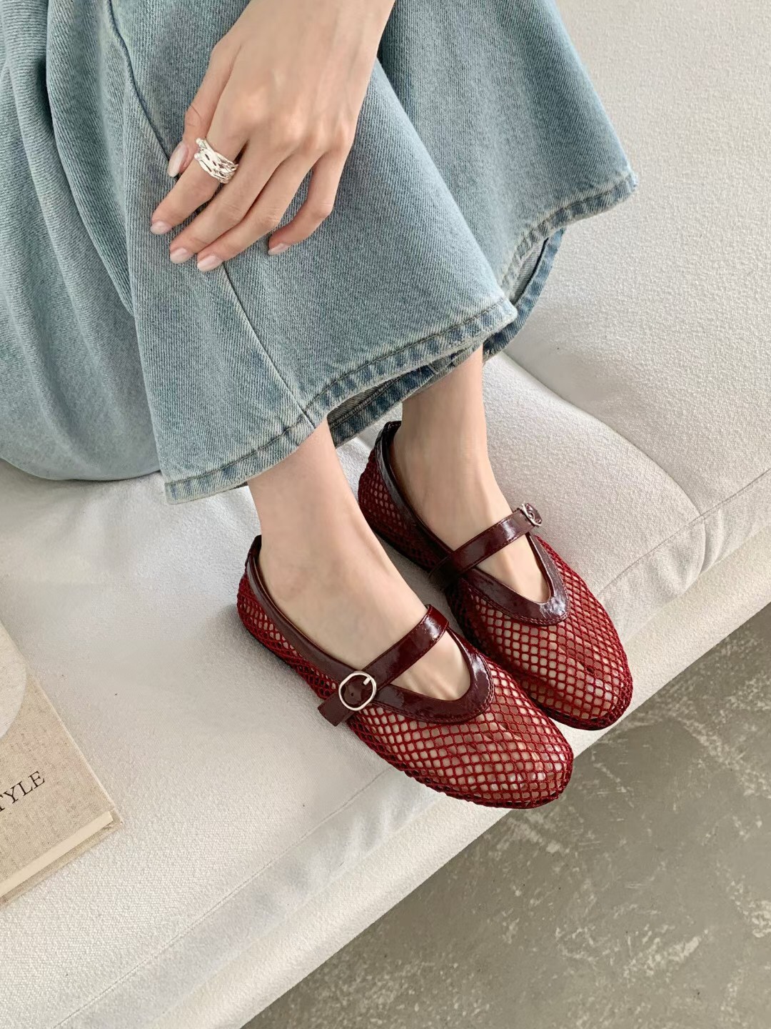 微透時髦漁網鞋(35-40)