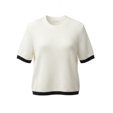 1SO0403-107 [SUNNY STUDIO] Short-Sleeved T-Shirt Black #770132-LYRA (EU)