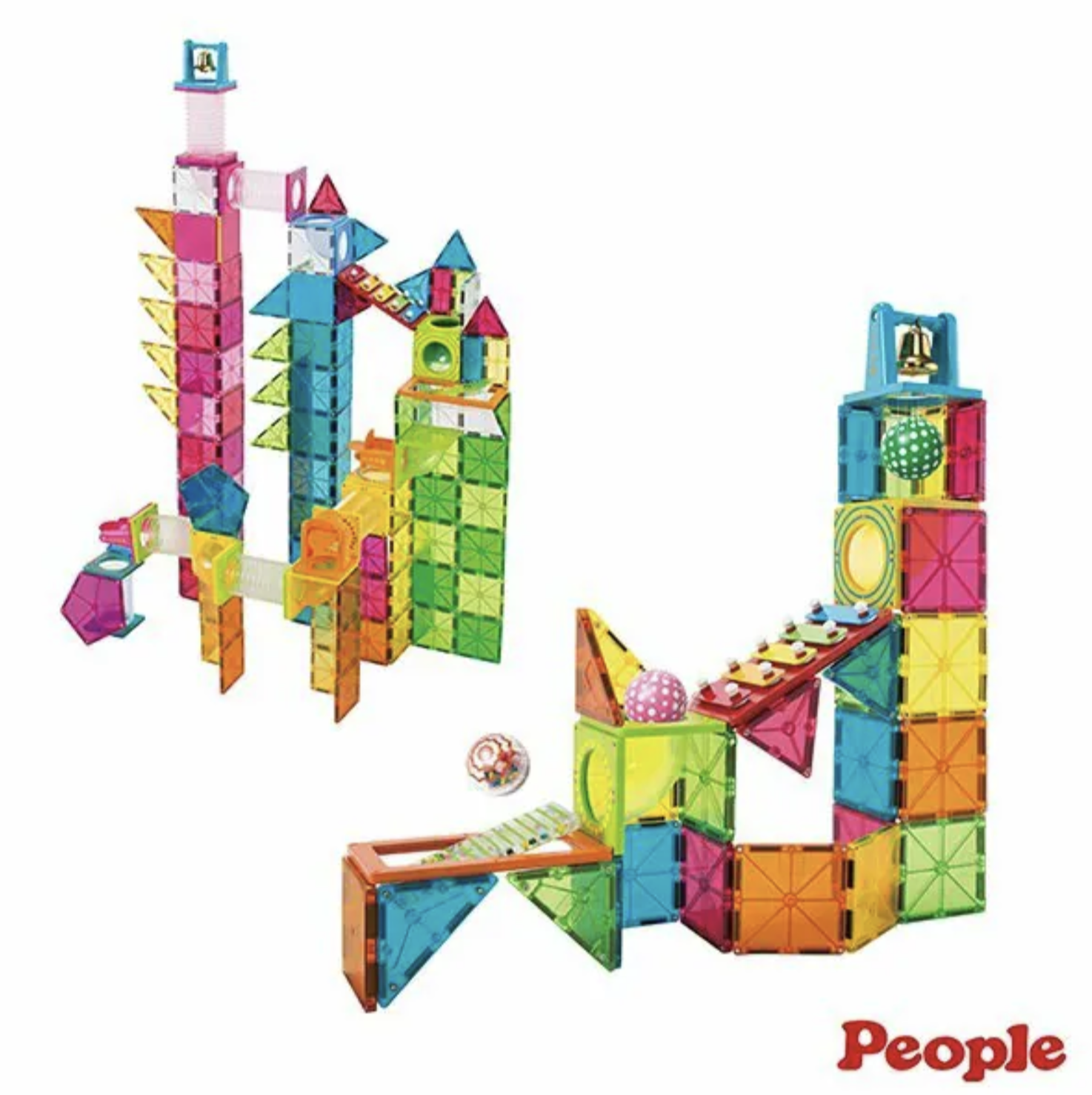 People 魔法磁石板滾球滑道+聲音遊戲組 P27605