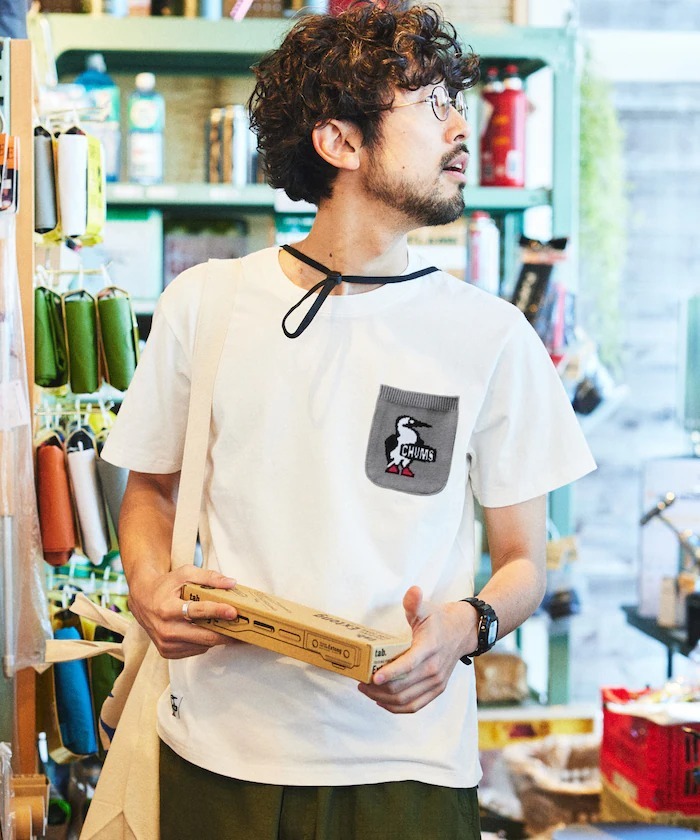 日本 Chums x Freak's Store Knit Pocket T-Shirt