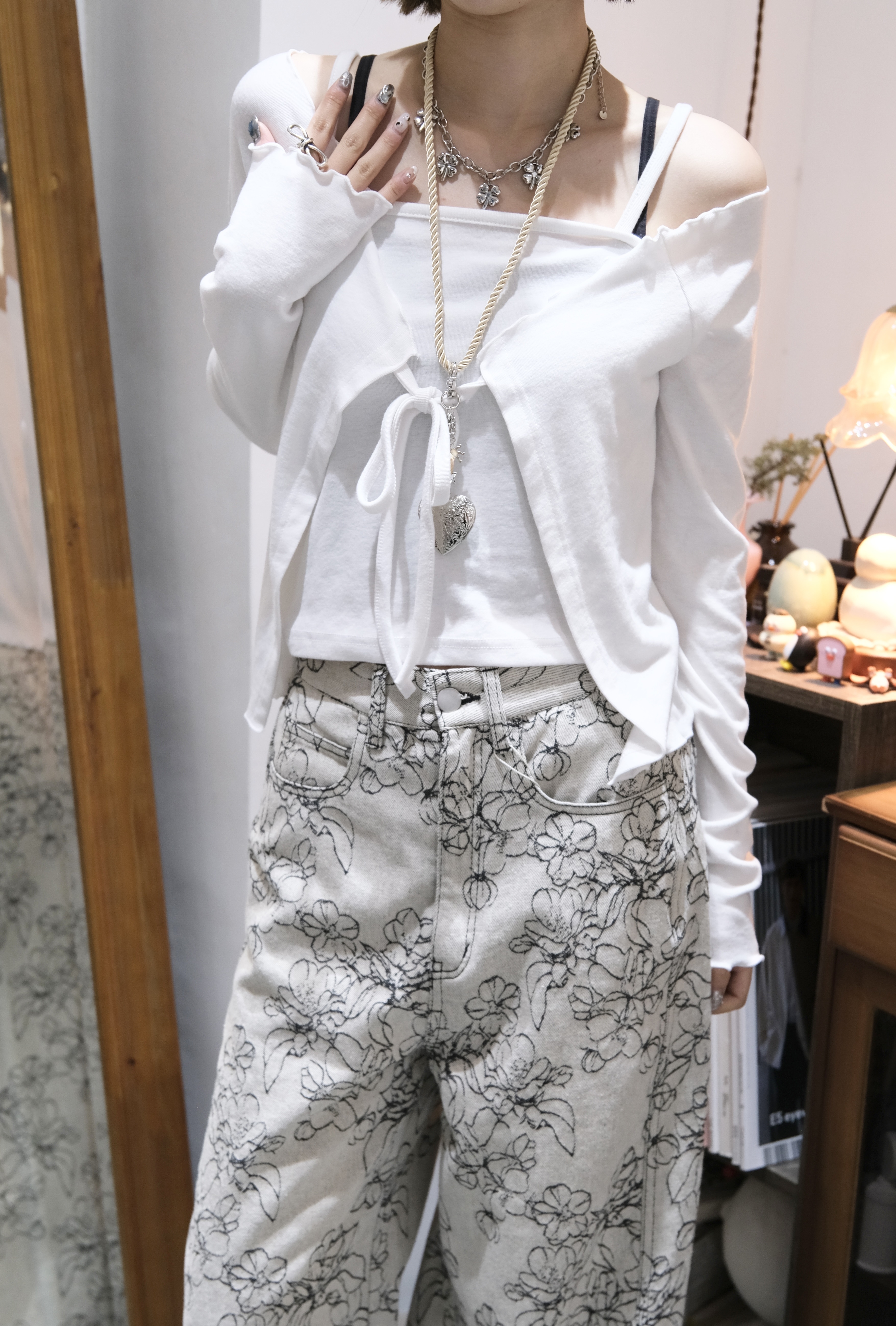 小性感蝴蝶結Set Top