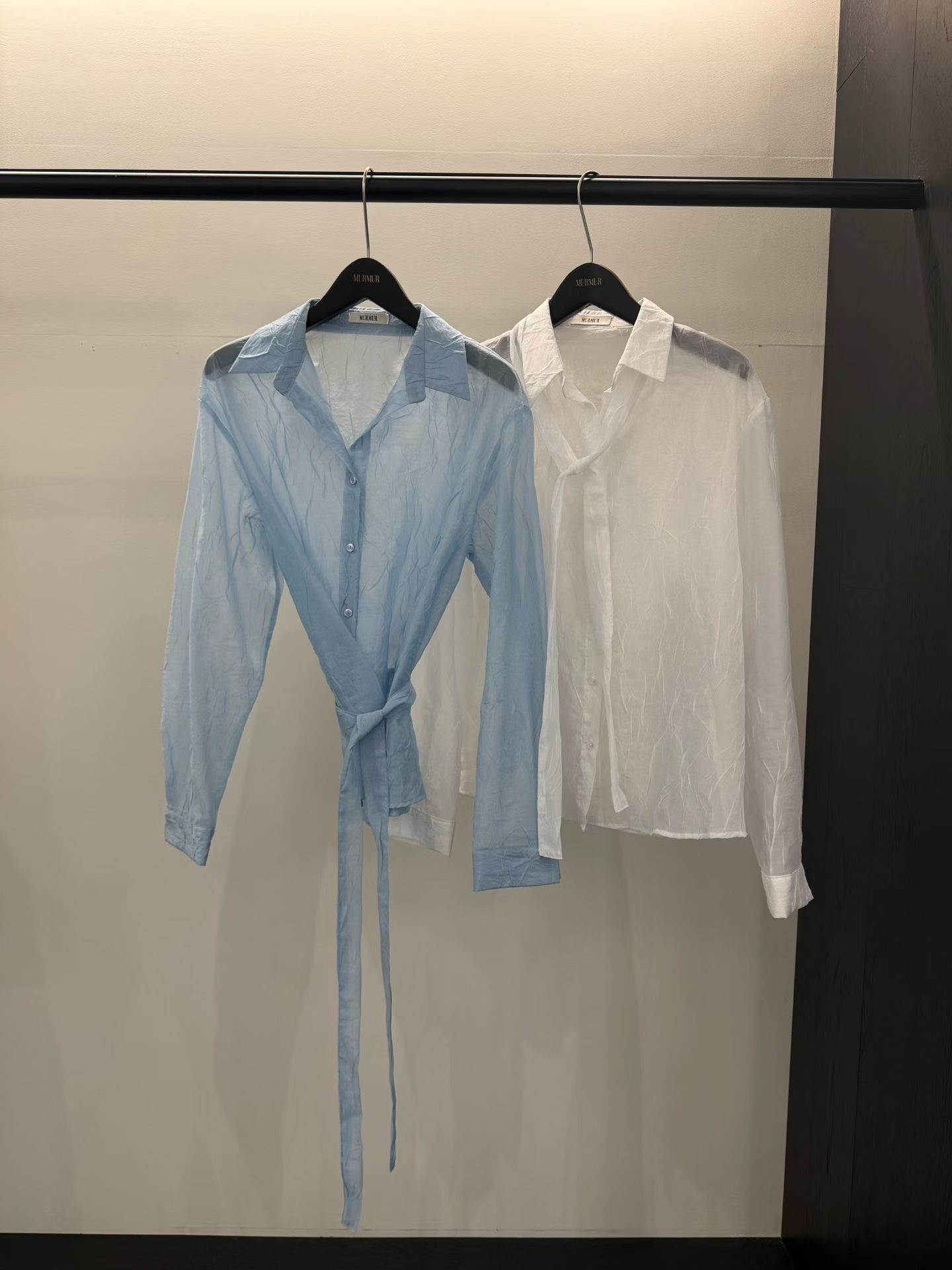 MR6038 微透綁繩襯衫