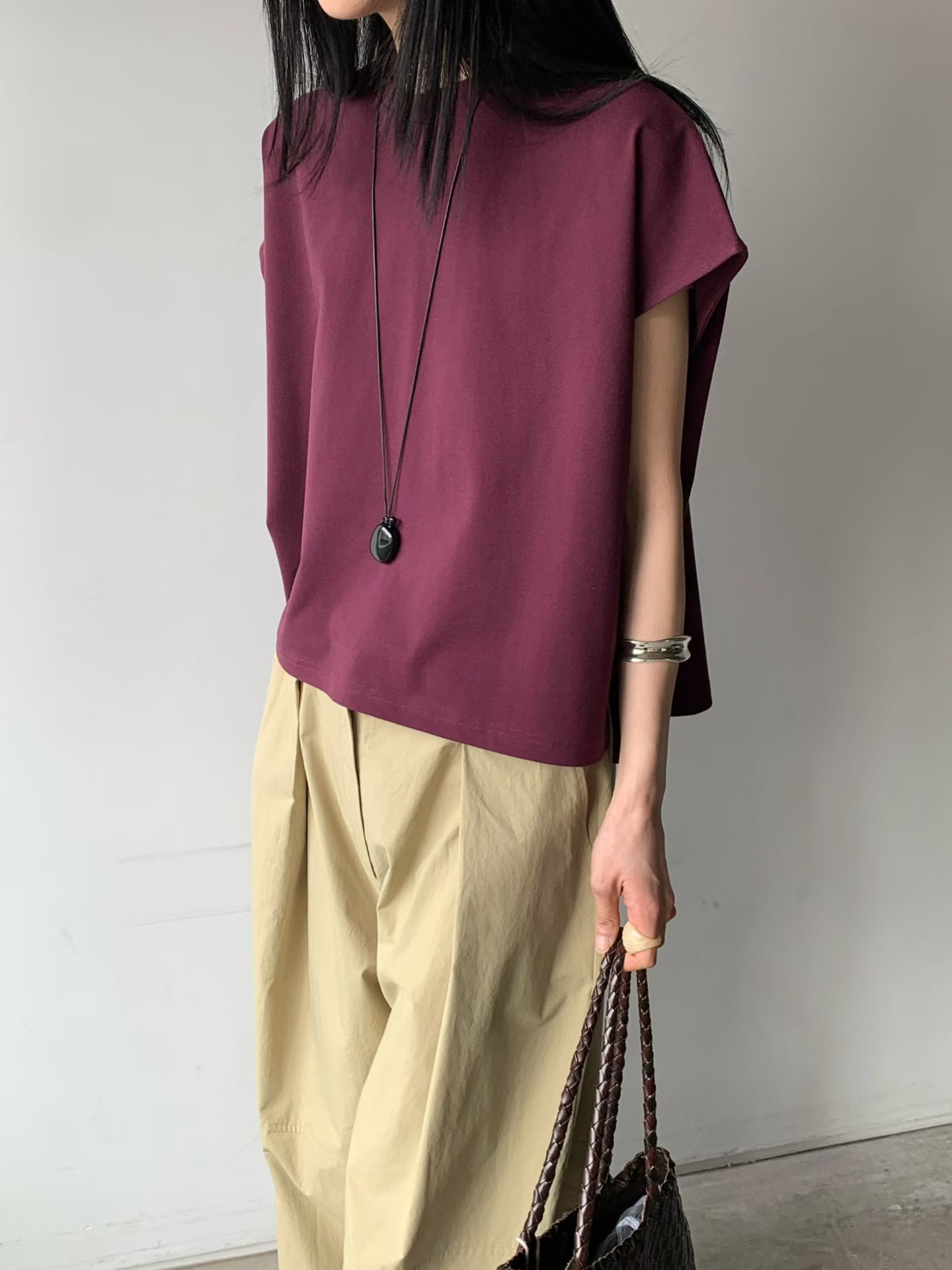 RE26414 淨色珠地Tee