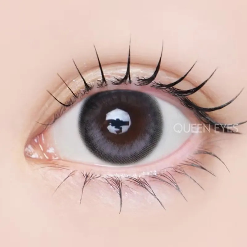 [Daily] LARME Silicone Hydrogel W Moist UV 1 Day Droplet Gray|Silicone Hydrogel Makeup Contact Lenses | 10 lenses per box