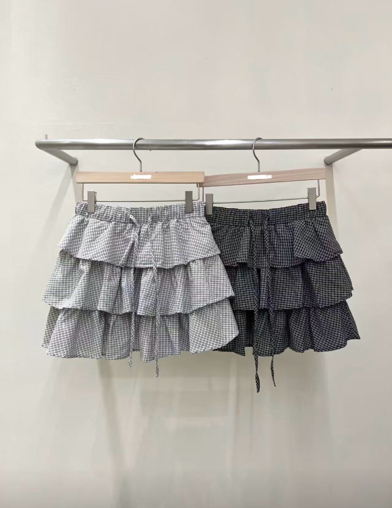 MA26418 格仔層層裙