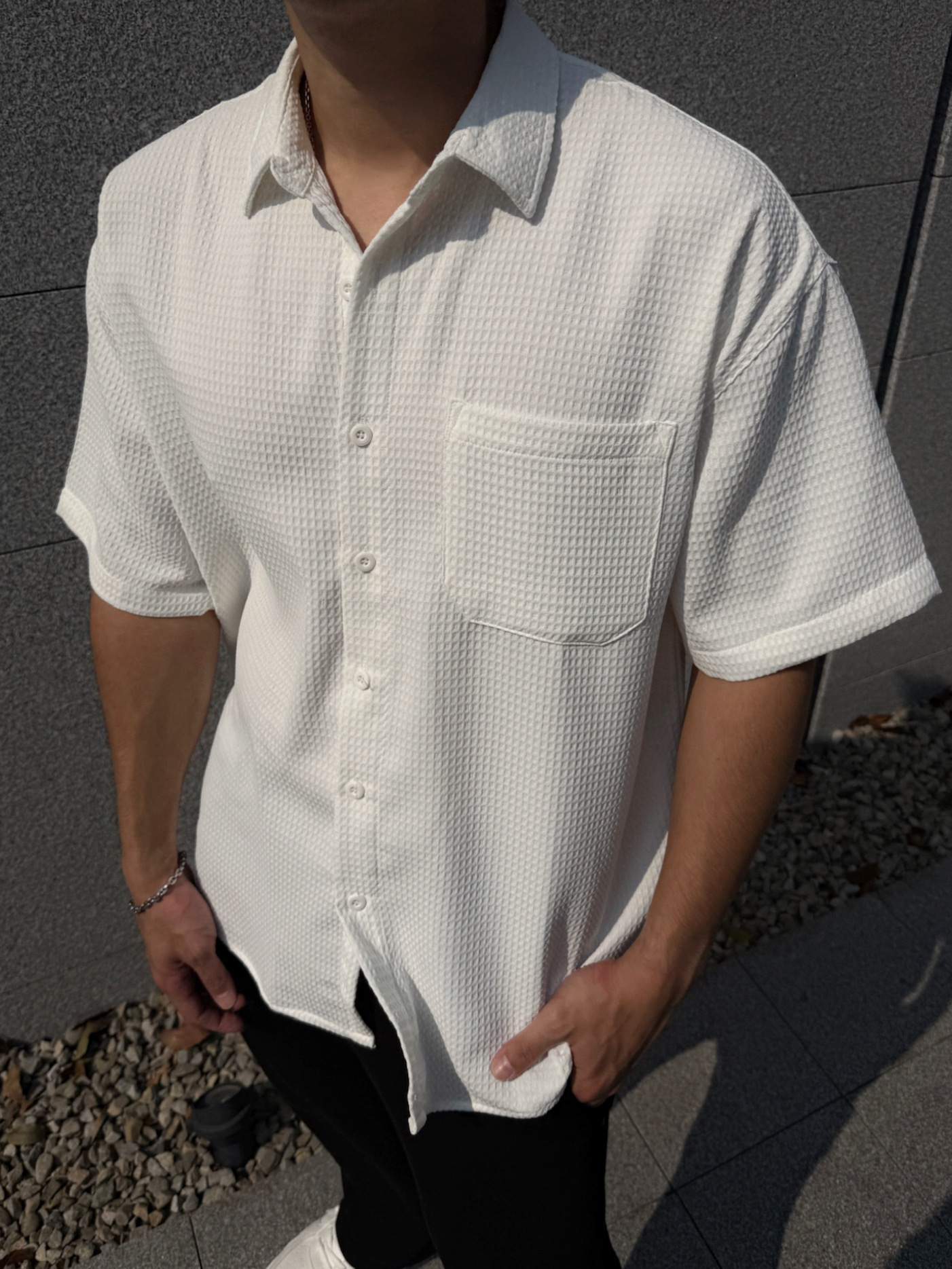 [1atm] 密度-華夫格襯衫 project-043 design™ by 1atm