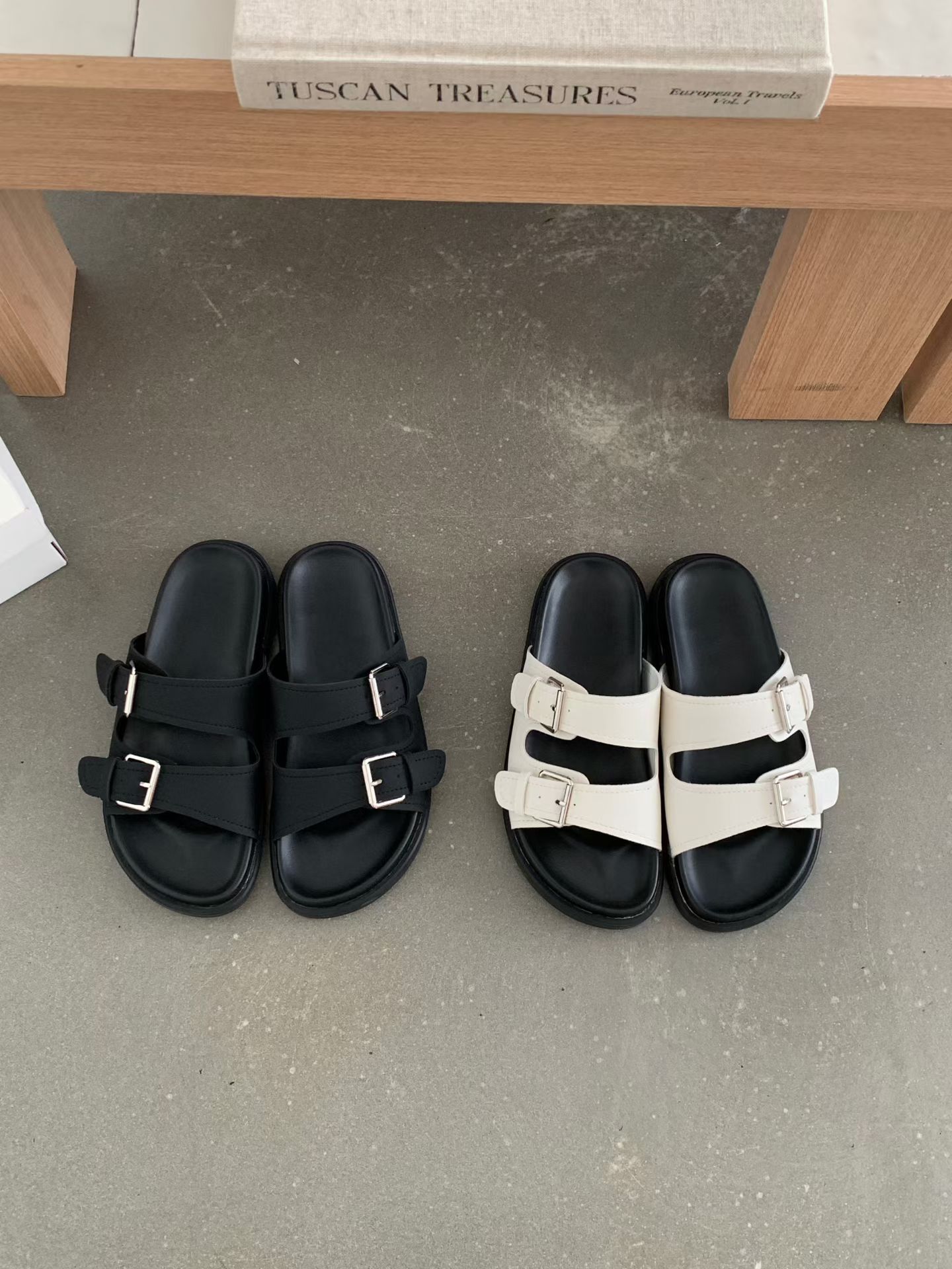 百搭雙帶雙扣涼鞋(35-41)