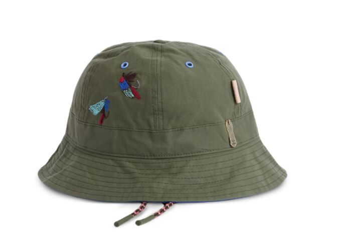 Barbour x Paul Smith 刺繡漁夫帽 【MHA0965GN32】