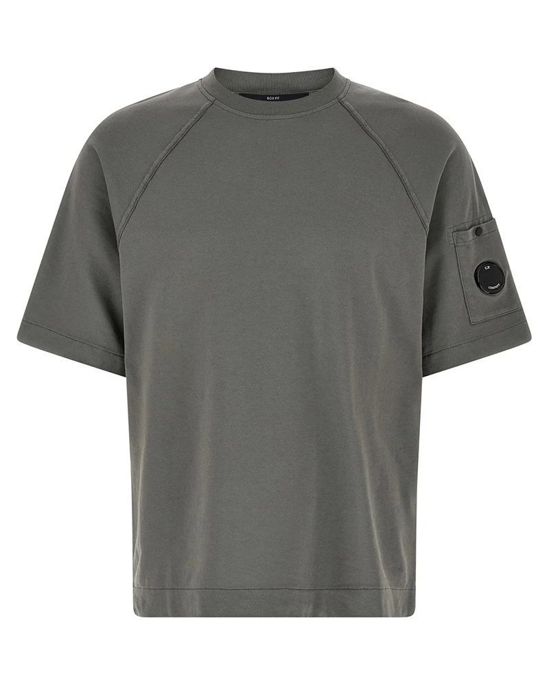 C.P. Company - Light Fleece Short Sleeve Sweatshirt - 20CMSS034A002246G