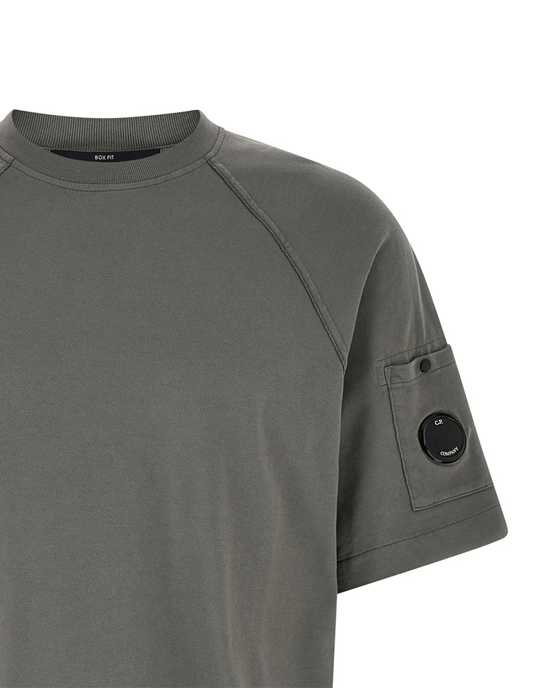 C.P. Company - Light Fleece Short Sleeve Sweatshirt - 20CMSS034A002246G