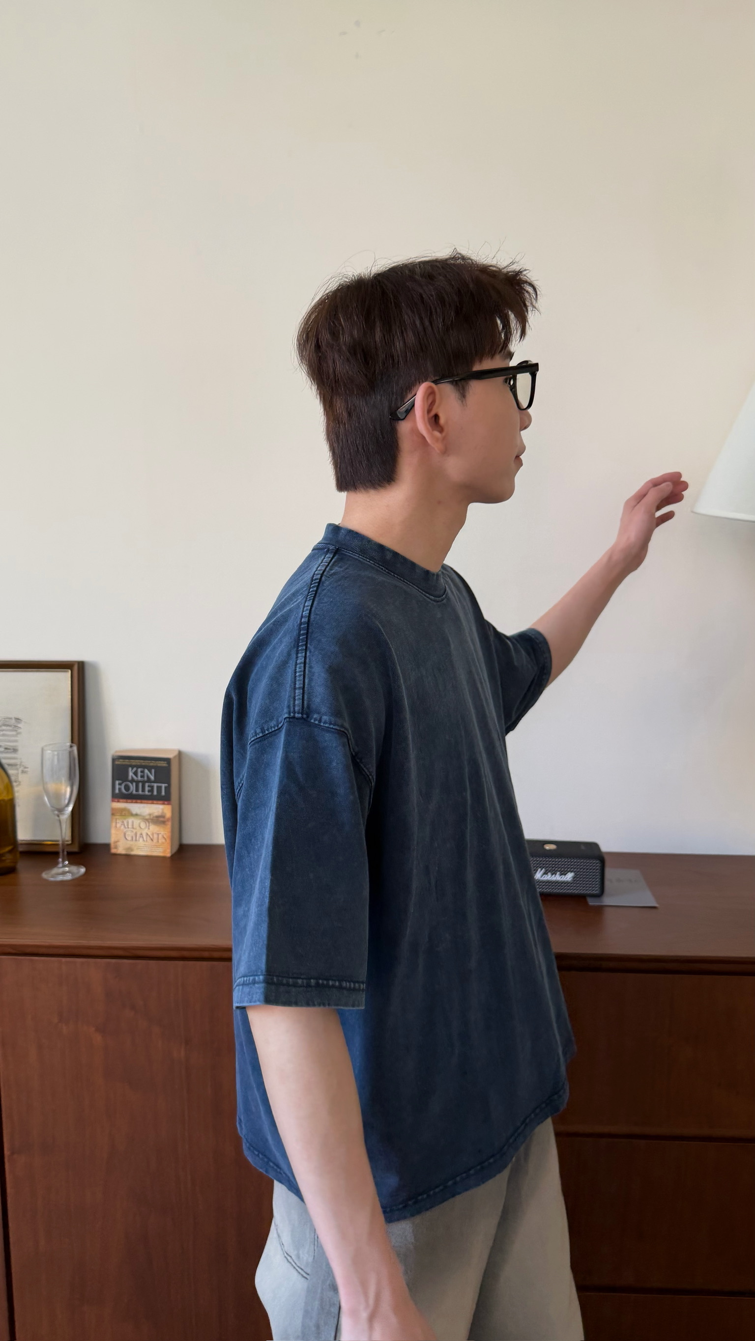 質感洗舊T shirt ☝🏻