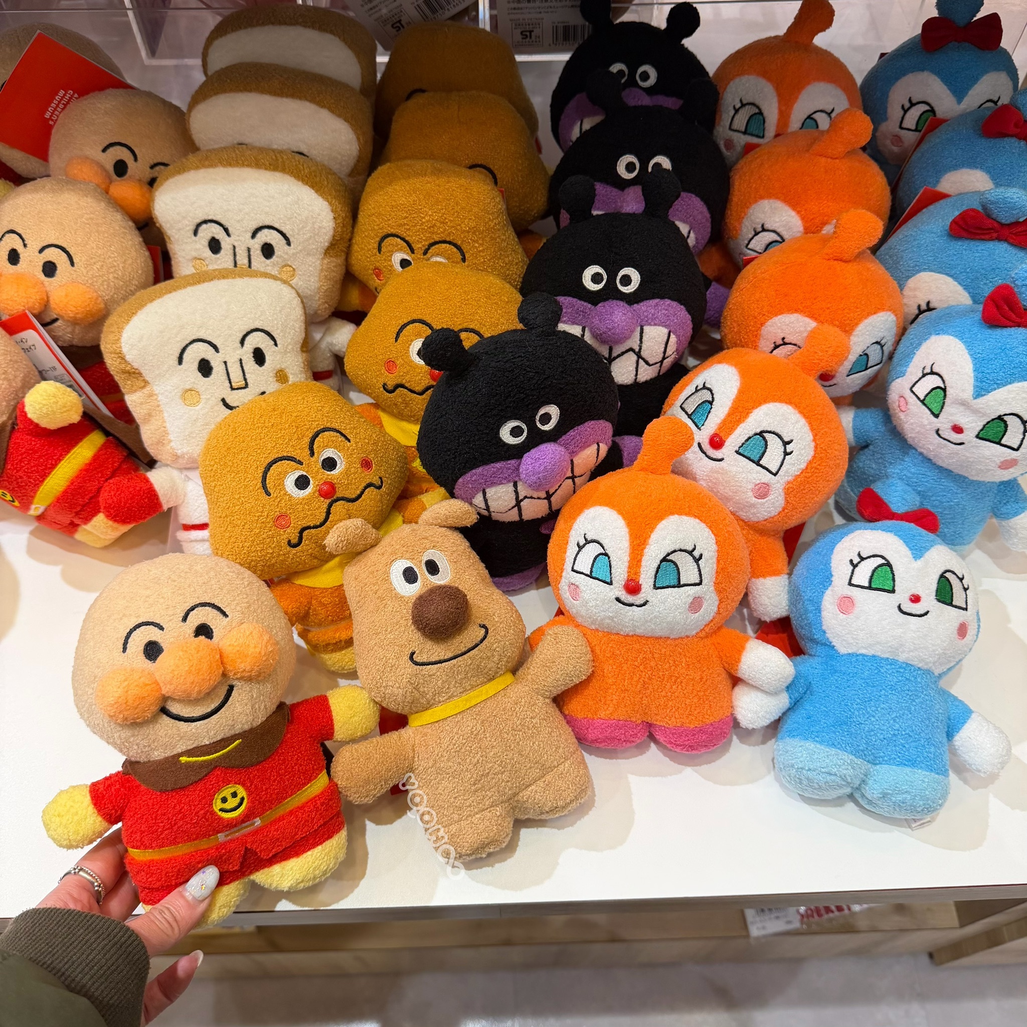 預購┃日本 麵包超人博物館 麵包超人 起司狗 細菌人 吐司超人 柔軟 娃娃