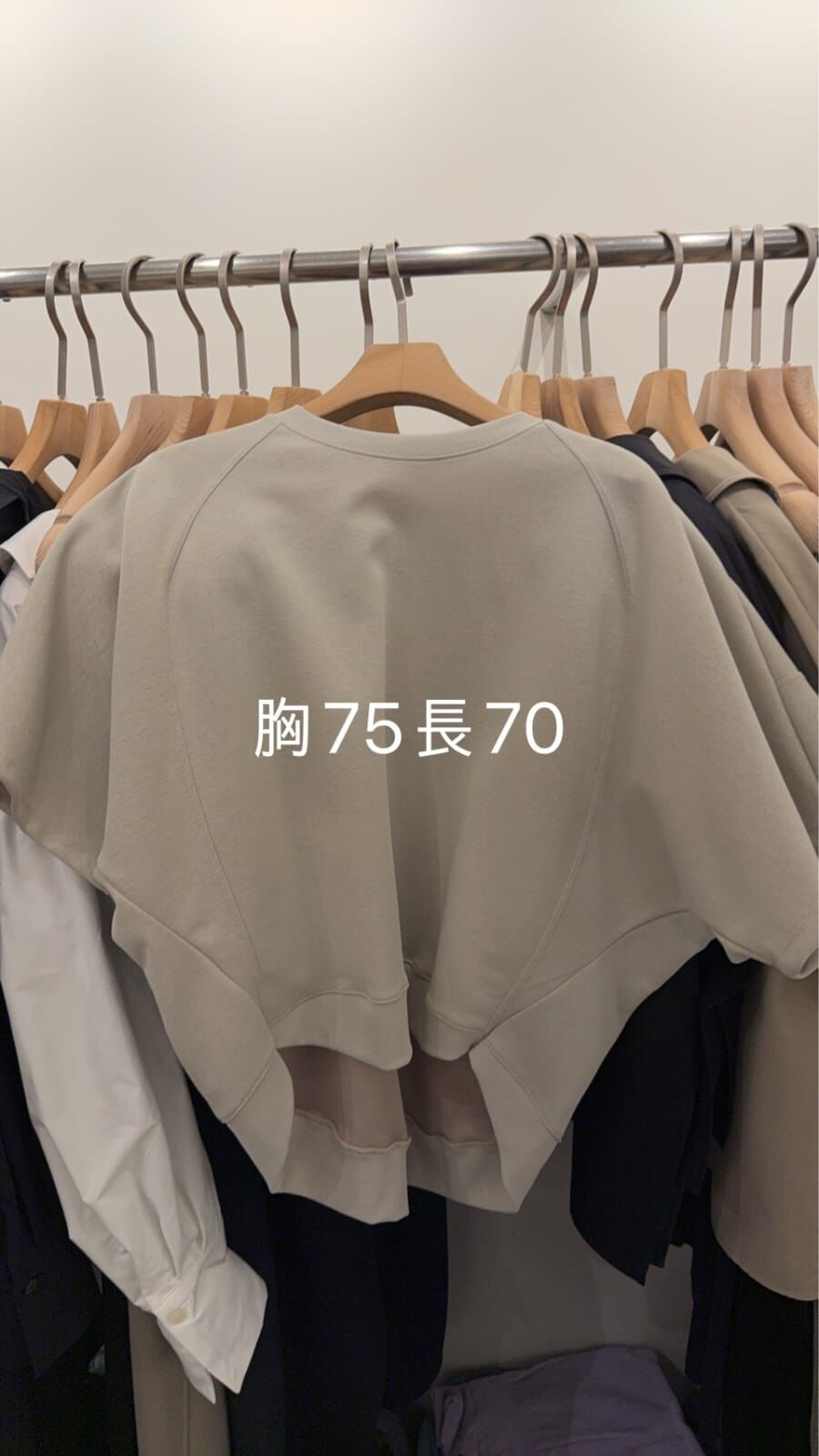LA6010 壓褶收腰百搭棉Tee