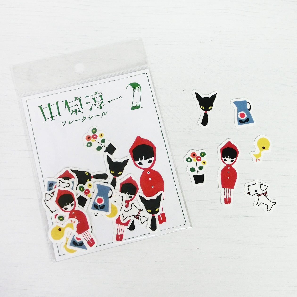 Junichi Nakahara × Kumpel Washi Sticker Pack (Japanese Stationery Brand)