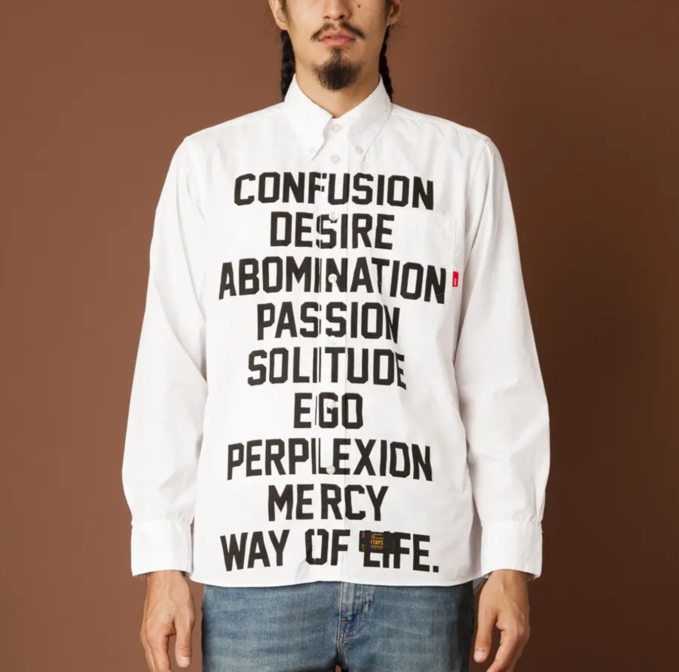 WTAPS FURRIES SHIRT COTTON BOARD L/S - WHITE SIZE M IN STOCK NOW (現貨發售中)