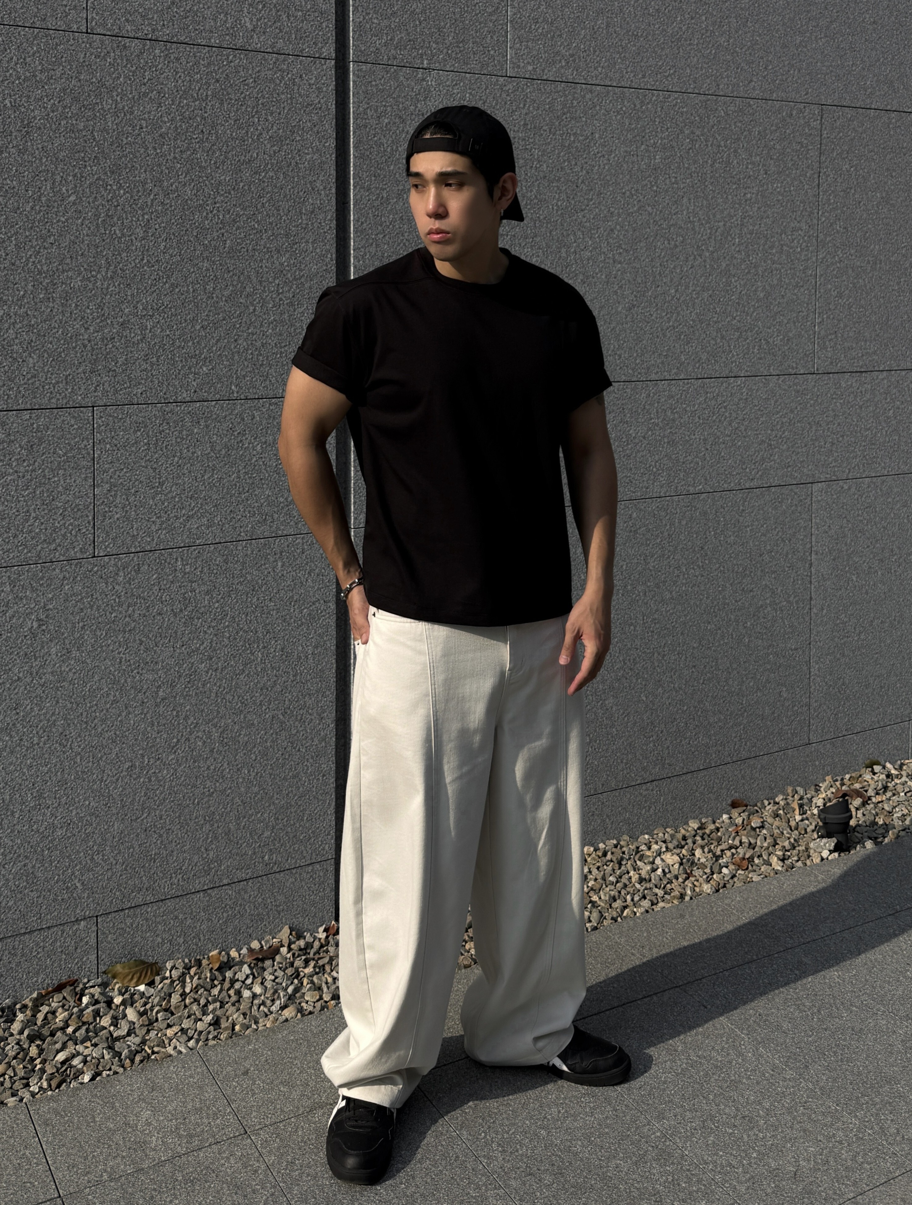 [1atm] 呼吸-單寧落地褲 project-042 design™ by 1atm