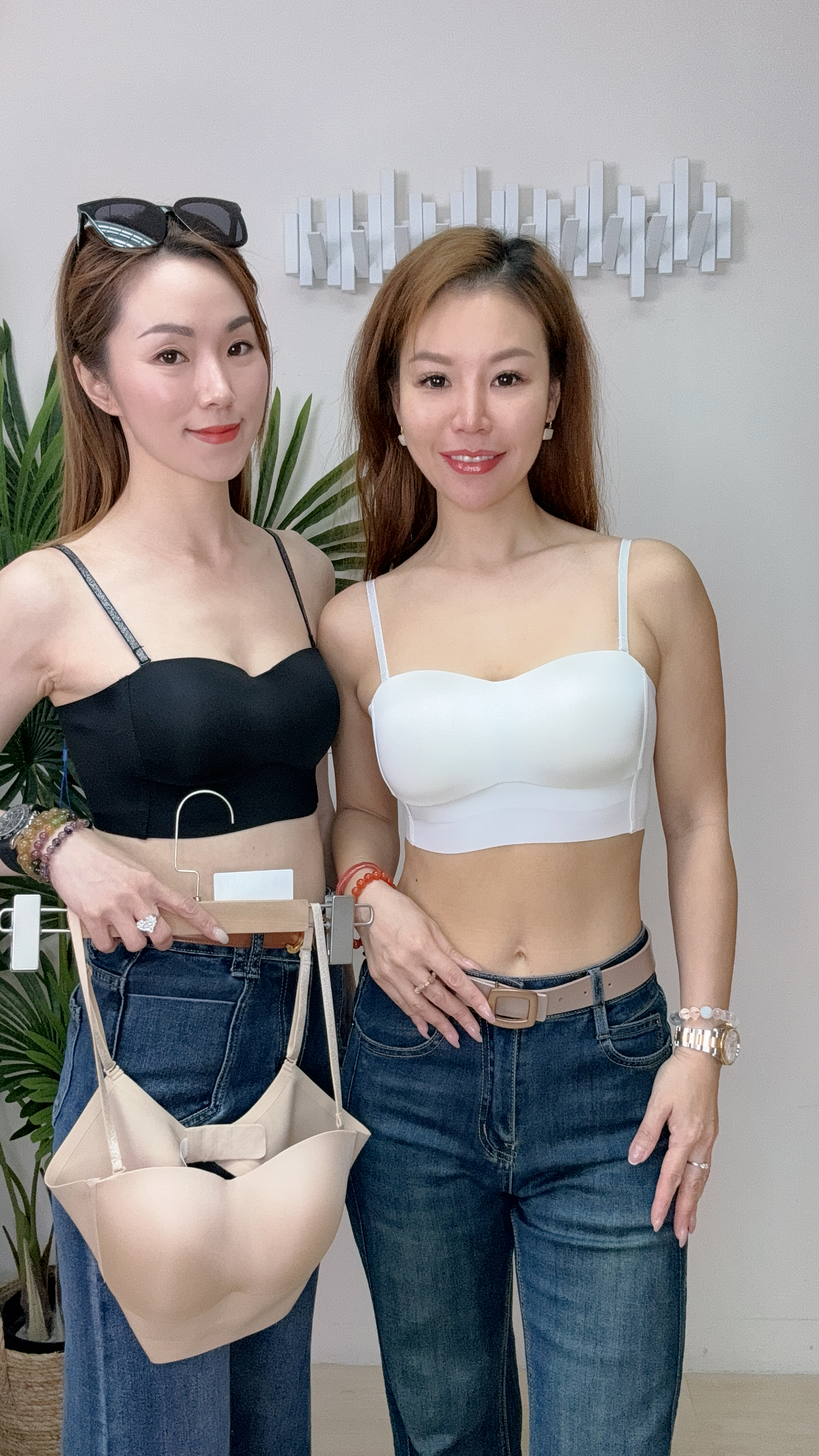 (J) SN 法式星鑽Bra (黑色/膚色/珍珠白) - SN BEAUTY #0401