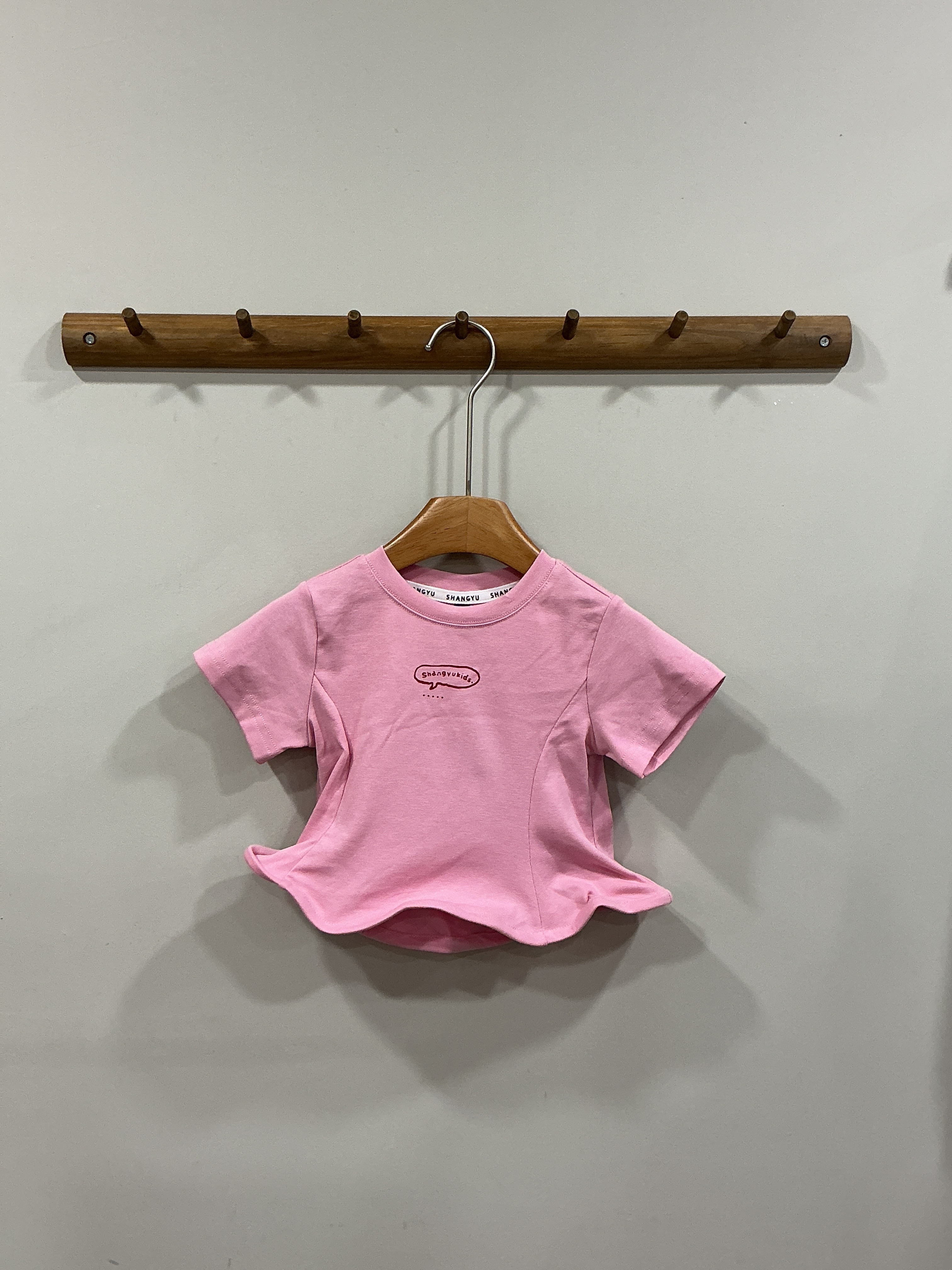 A04635下擺花邊上衣