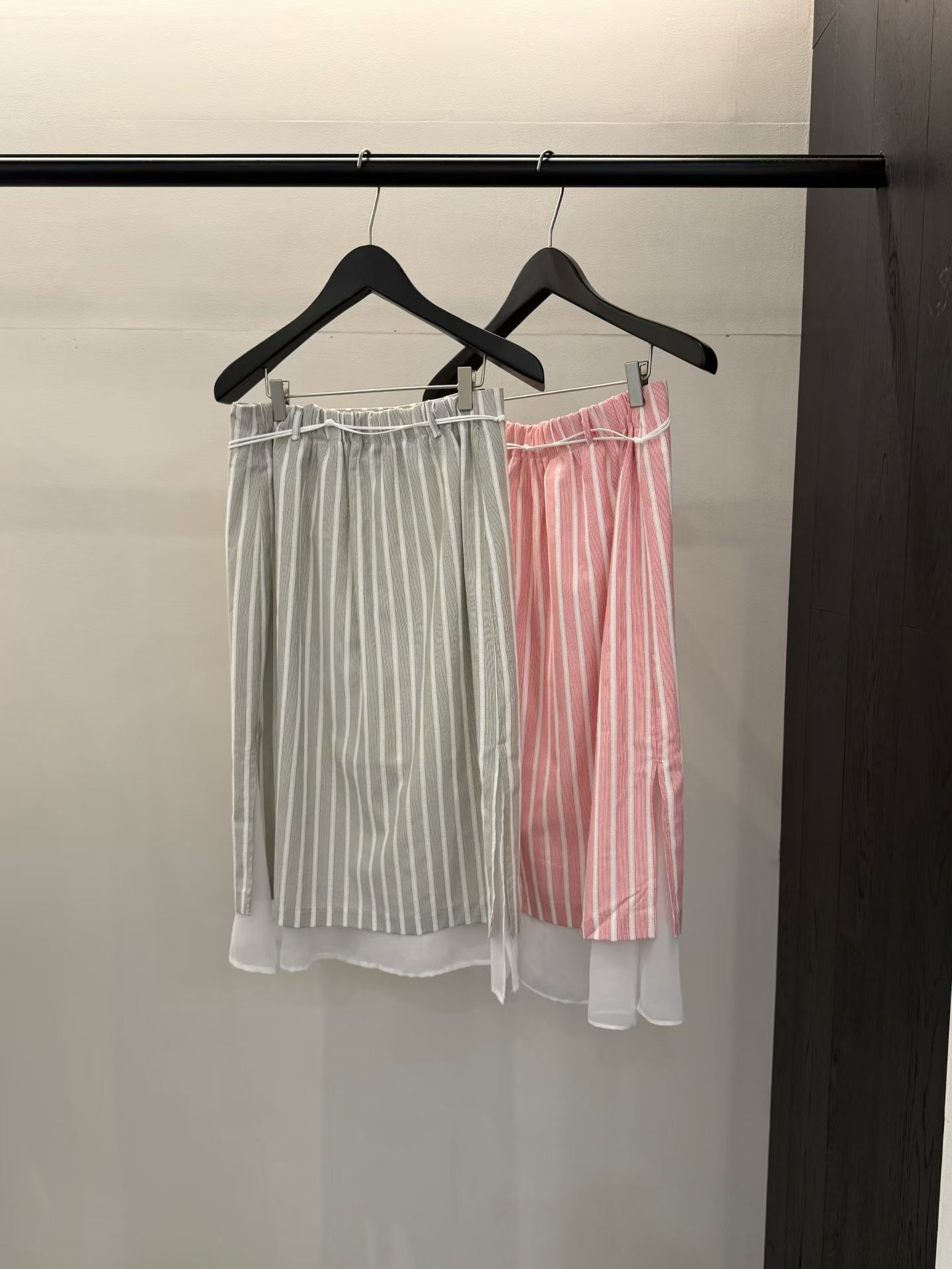 MR6044 海軍風雙層直紋裙