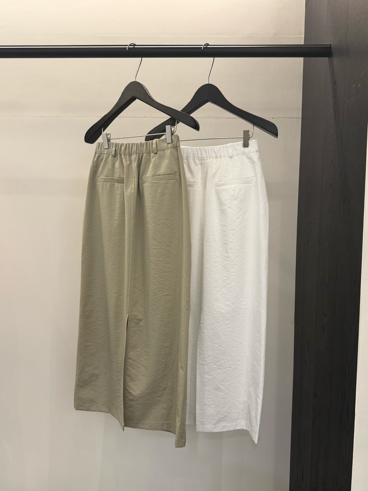 MR6046 扯布直筒裙