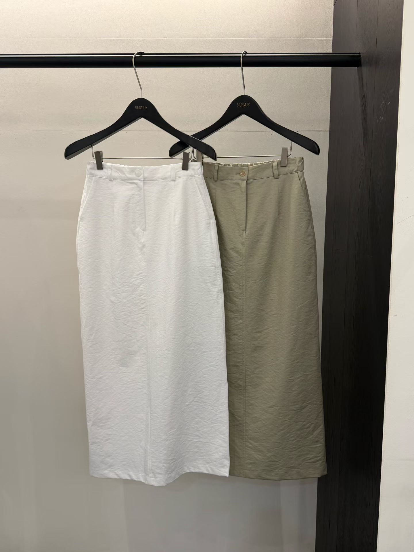 MR6046 扯布直筒裙