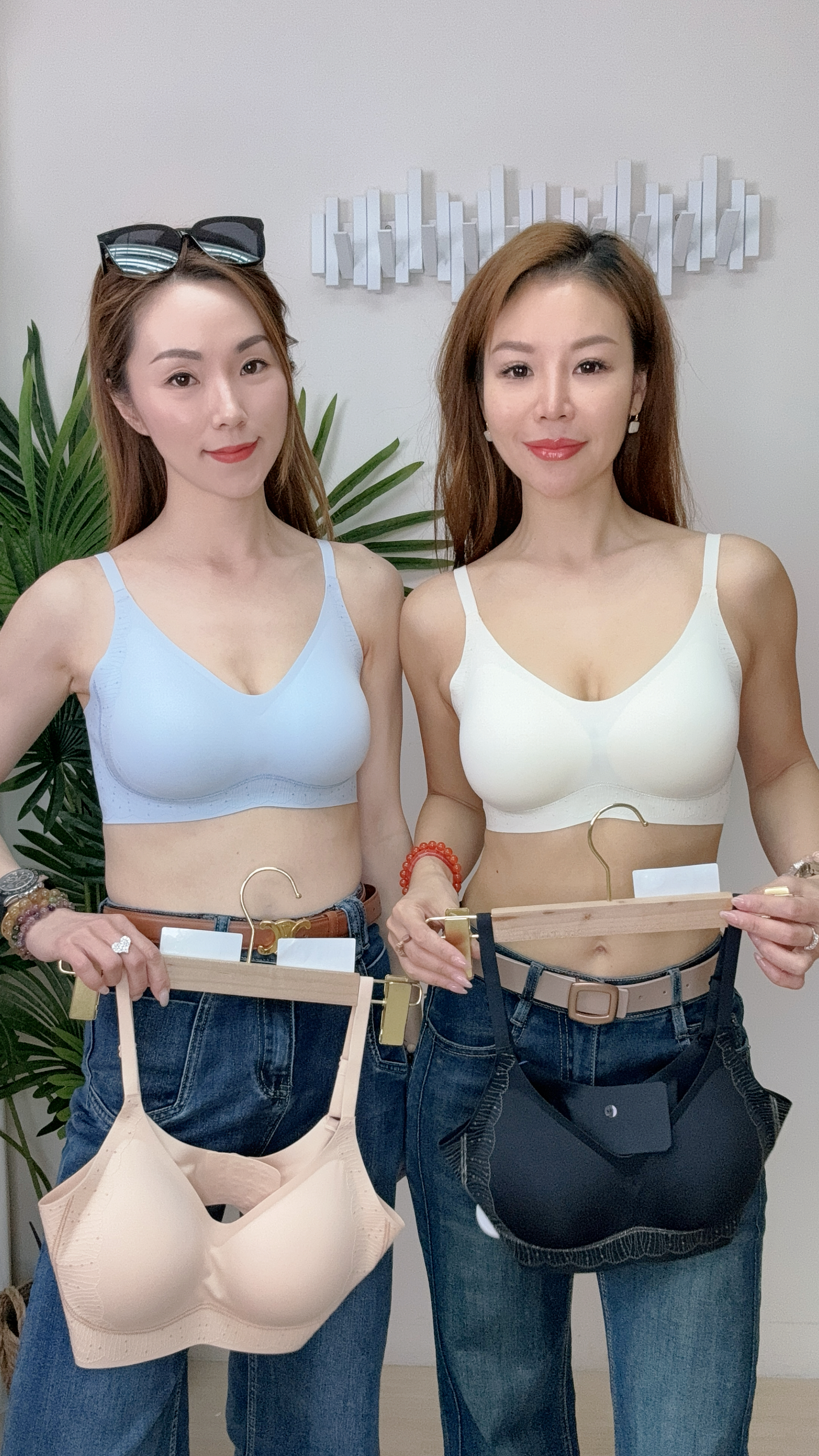 (C)SN 零束花紋 Floral Bar(膚色/水藍色/黑色/乳白色) - SN BEAUTY #0401