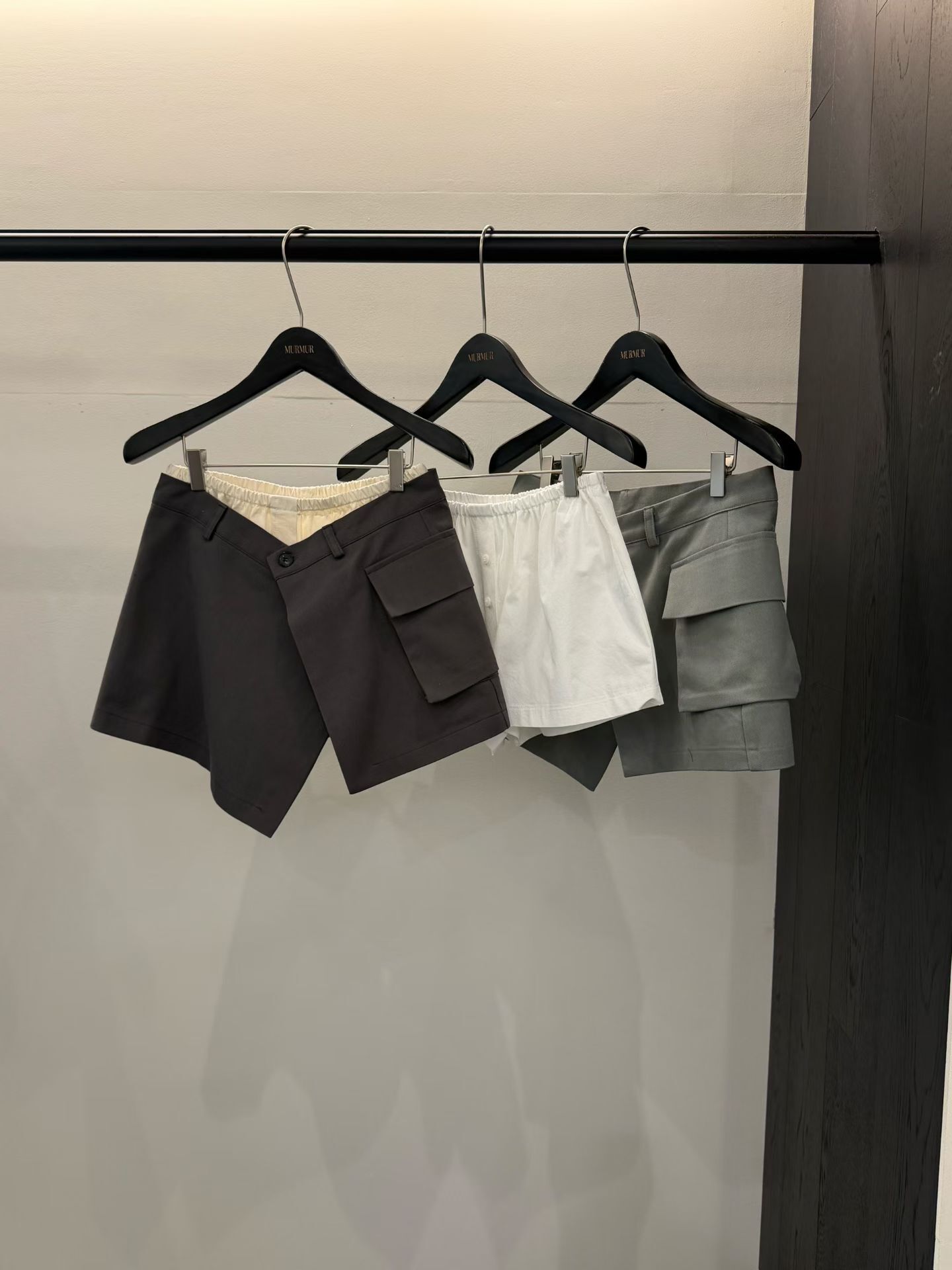 MR6048 工裝口袋短裙褲