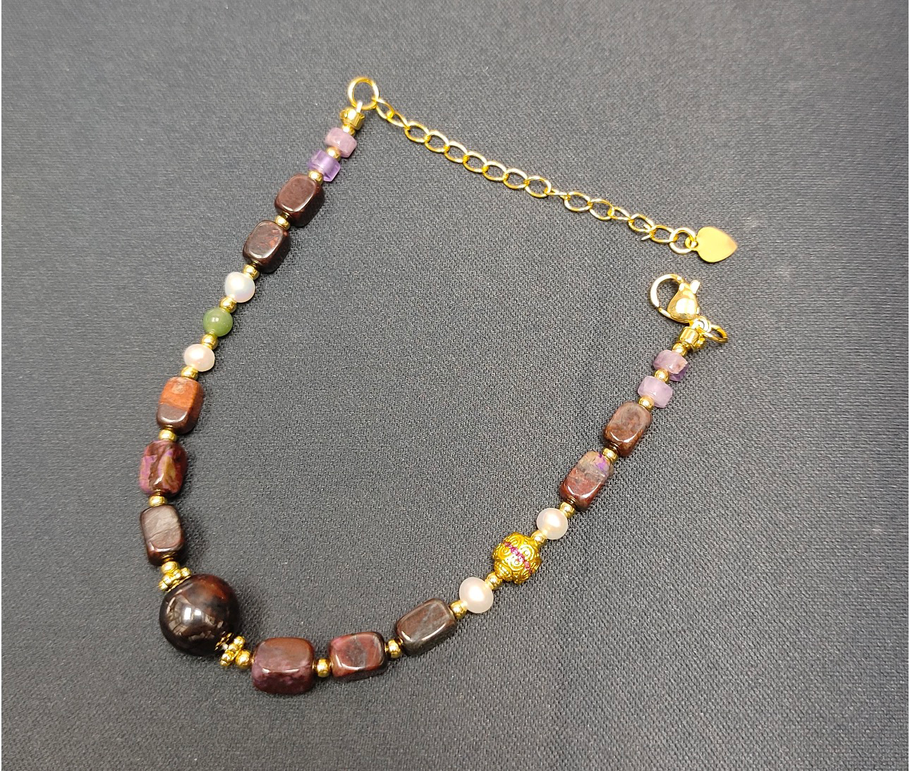 0402gz10-舒俱來-sjl481血舒方糖圓珠手鏈（A10）