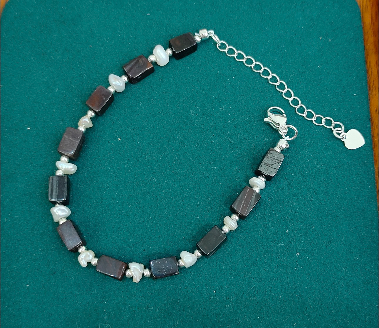 0402gz11-舒俱來-SJL533血舒+珍珠手鏈（A11）