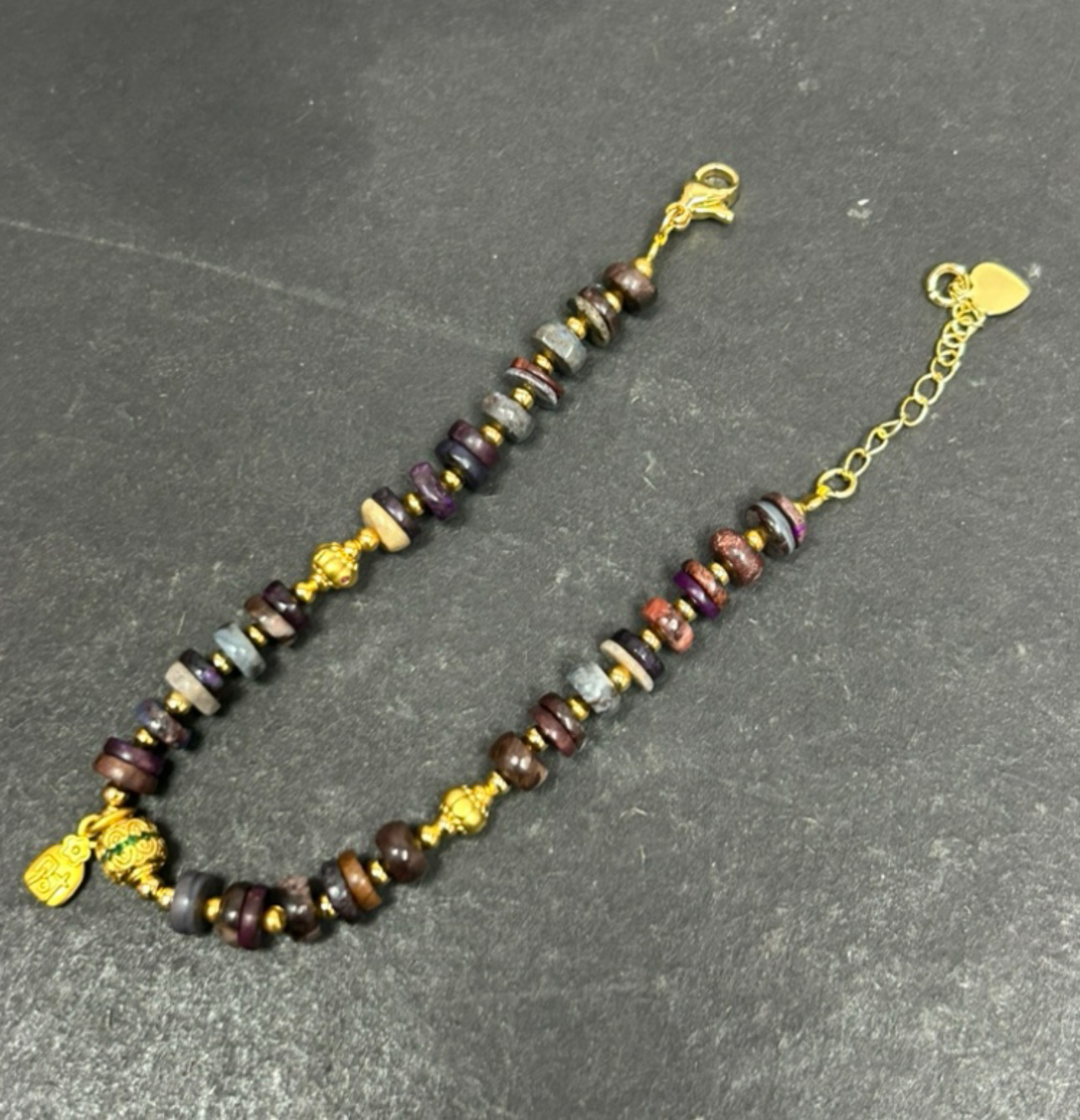 0402gz30-舒俱來-SJL192多彩圓餅手鏈（A30）