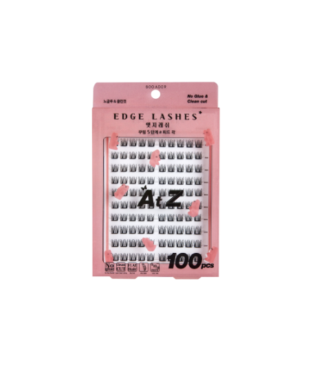 SOO ADOR｜一貼即用Clean Cut 分束式免膠睫毛 - 100片補貨裝（不含圖案款）｜5款入