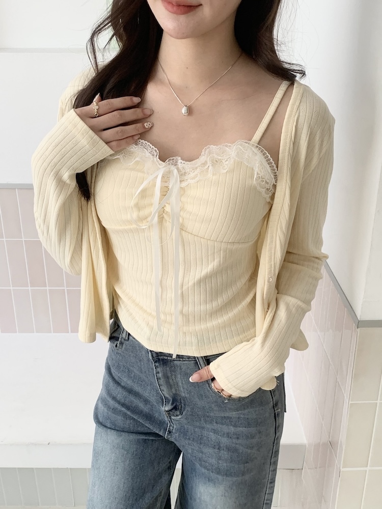 約會一秒心動 蕾絲兩件式