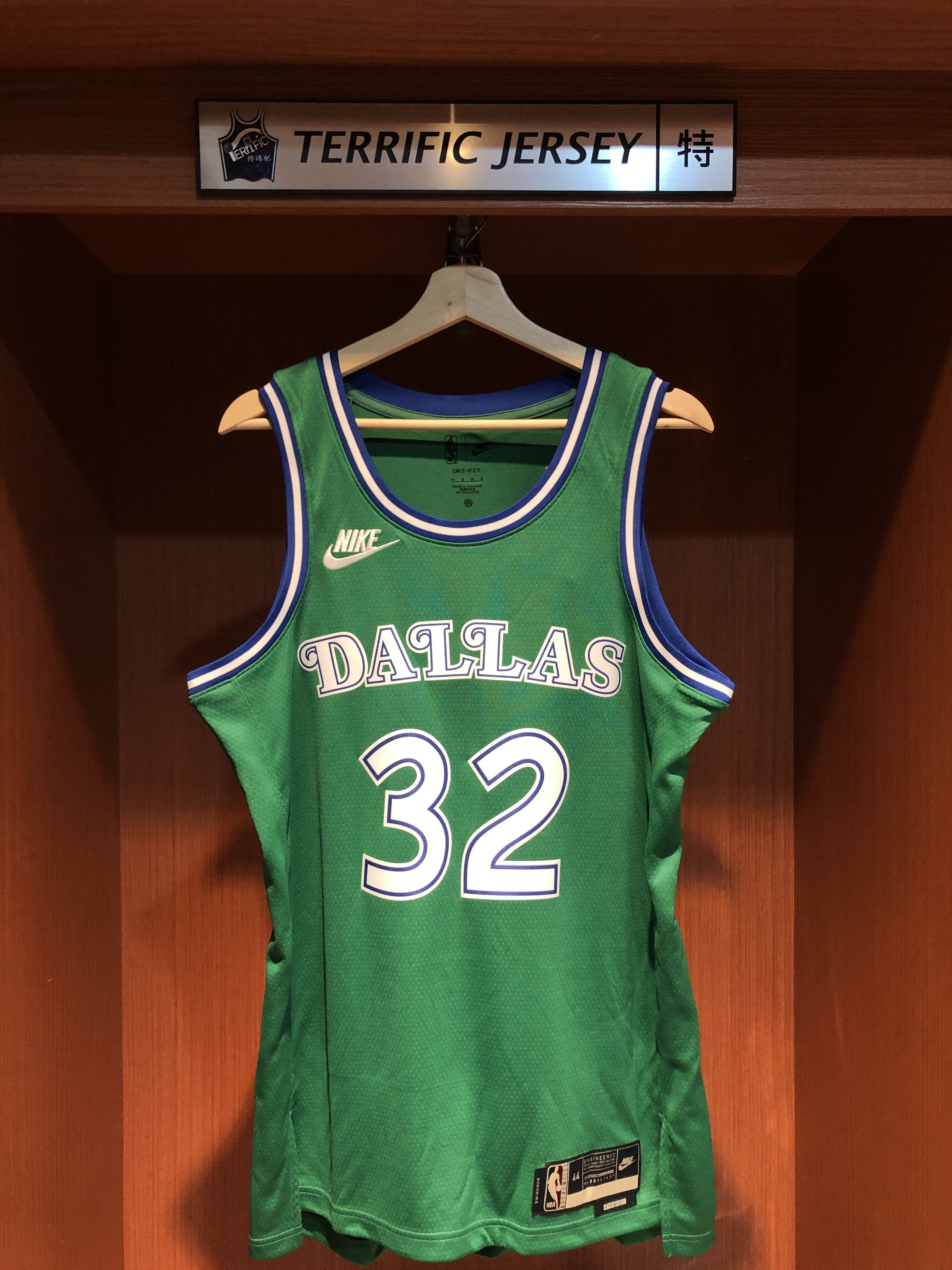 NBA球衣 Cooper Flagg 達拉斯小牛復古綠 25-26 HWC Nike Swingman 球迷版 熱轉印 全新