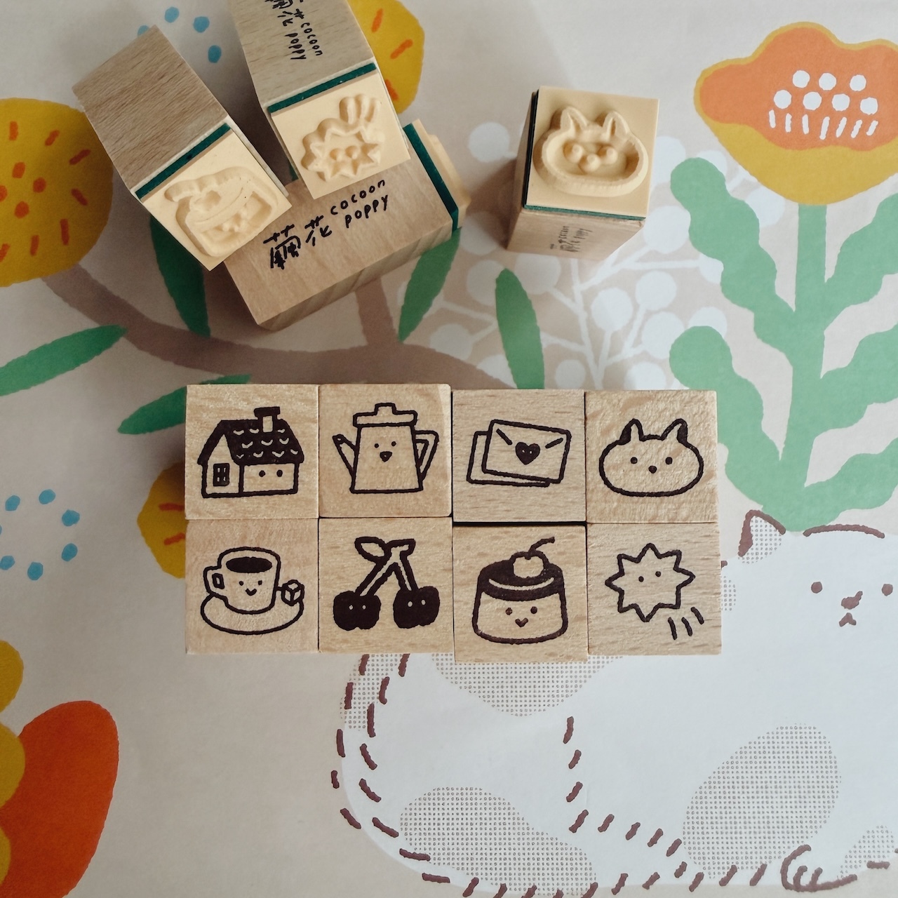 迷你印章系列 8款可選｜台灣 繭花