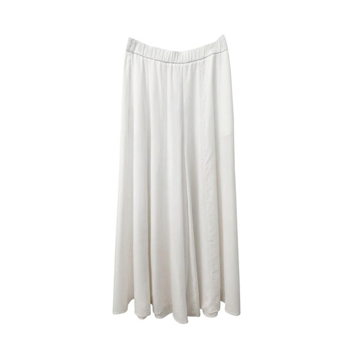 1SO0403-153 [SUNNY STUDIO] Midi Skirt White #22105-CORTINA (EU)