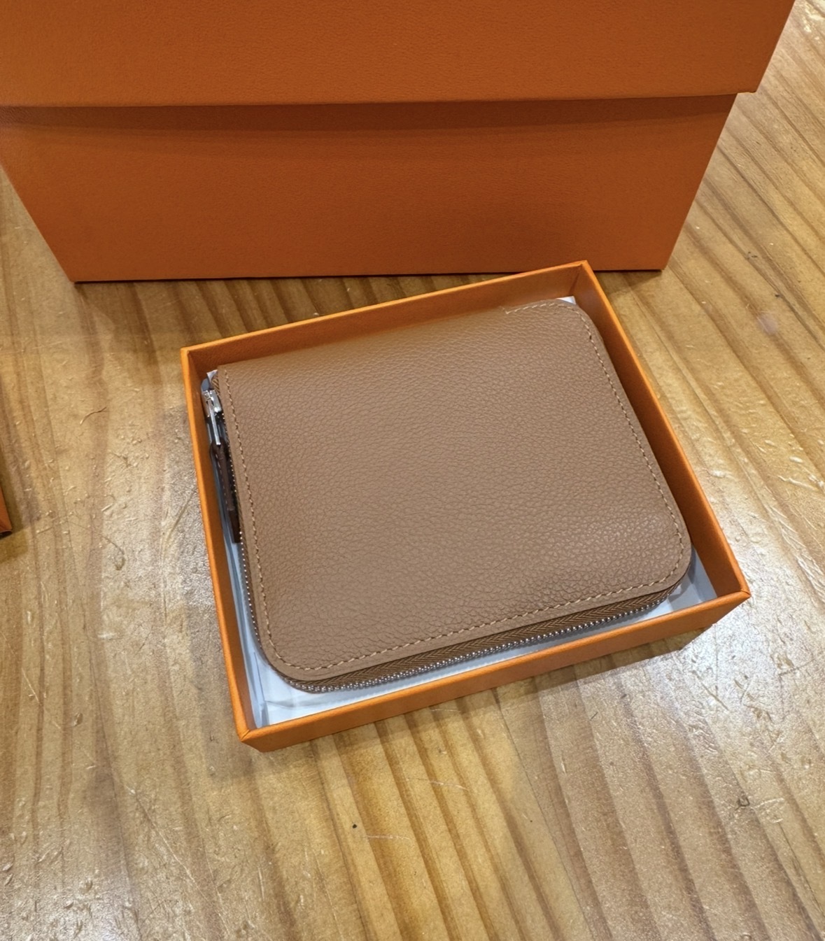 Silk'In Compact wallet Gold / Bleu Navy / Vert Fizz