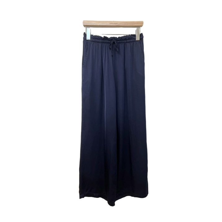 1SO0403-191 [SUNNY STUDIO] Drawstring Trousers Marine #13001 (EU)