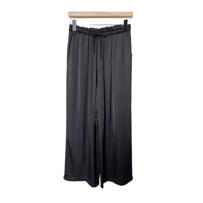 1SO0403-192 [SUNNY STUDIO] Drawstring Trousers Black #13001 (EU)