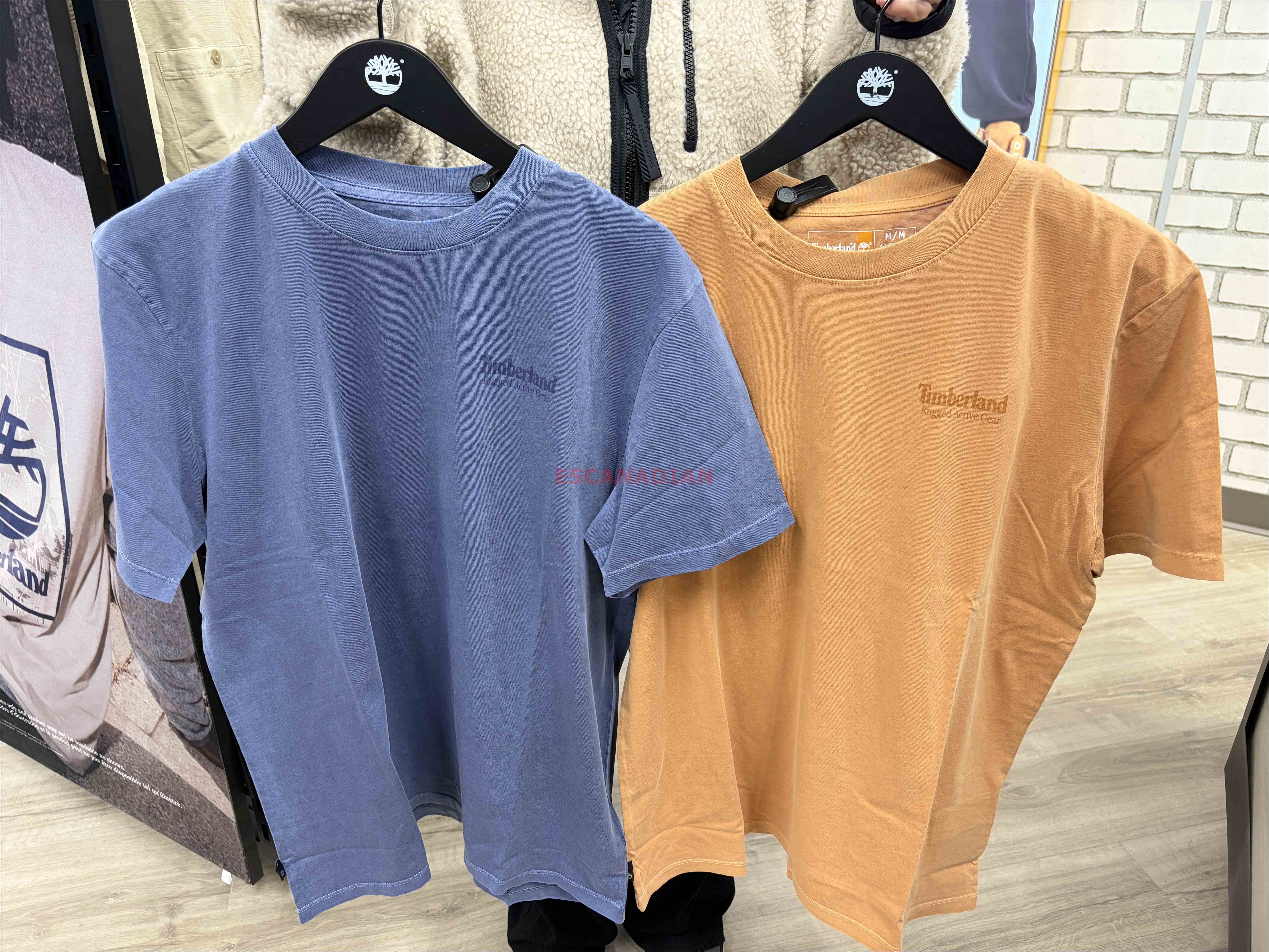 Timberland 大人 正反圖案 短TEE (前小後大) (2色)