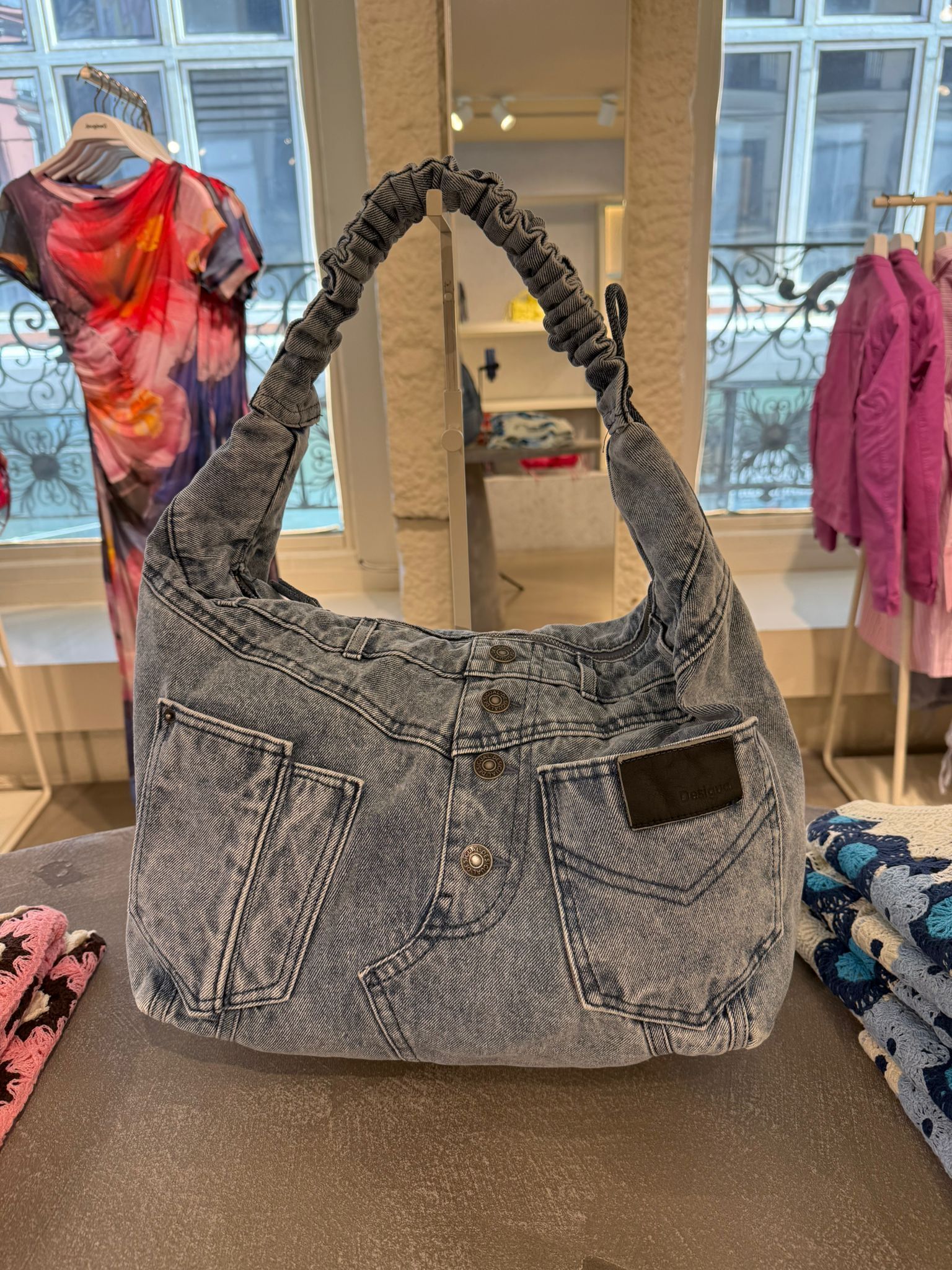 西班牙代購 02-DESIGUAL  Bolso denim mediano （預訂）
