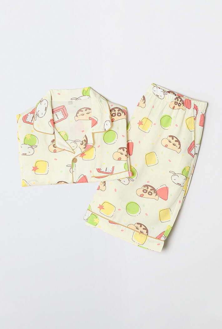 蠟筆小新短袖睡衣