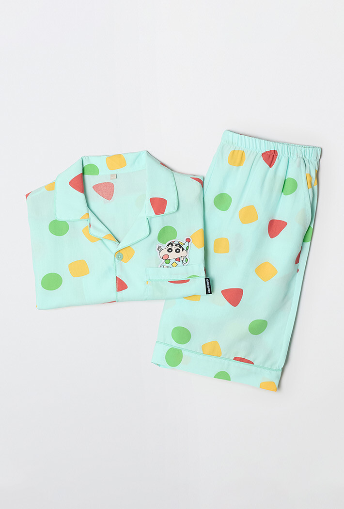 蠟筆小新短袖睡衣